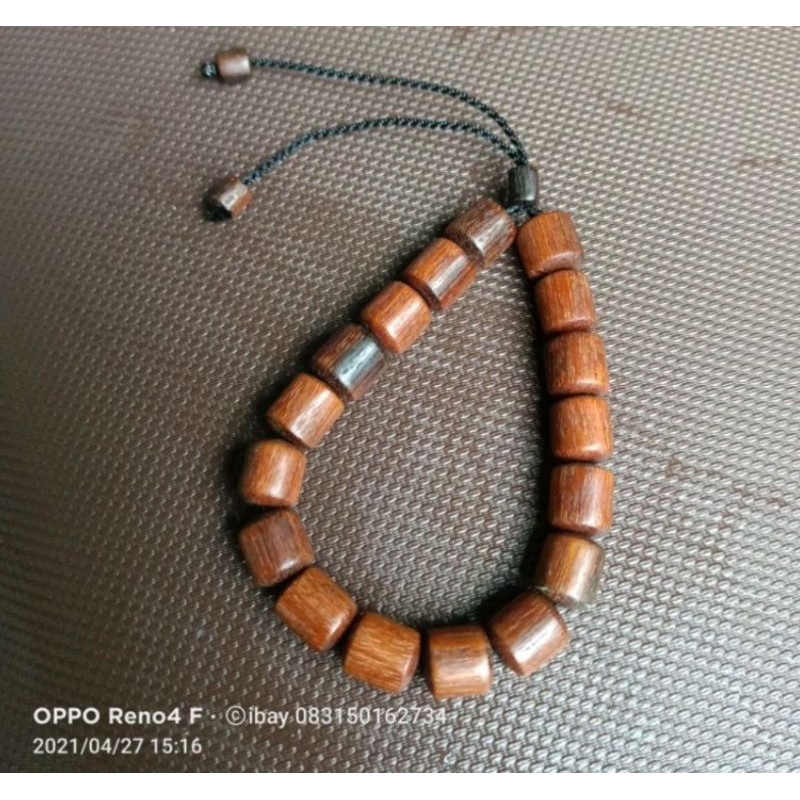 Gelang Kesehatan Kayu Ulin Manang/Timbul 100% Asli.