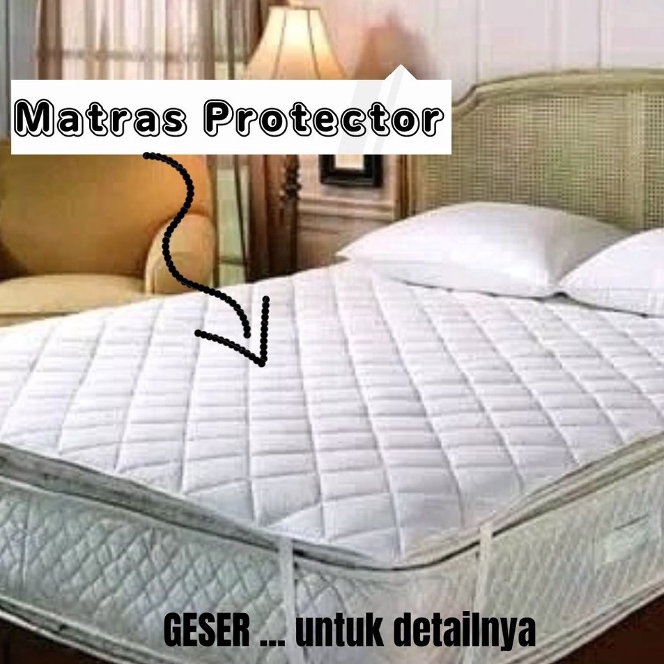 Restock Matras Protektor 18x2 16x2 9x2 12x2 2x2 Spring bed Matrass Protector Tebal Alas Kasur Tidur 