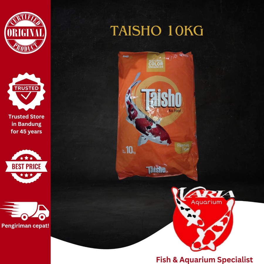 Pakan Ikan Koi Taisho 10kg Pakan Ikan Karungan 10kg