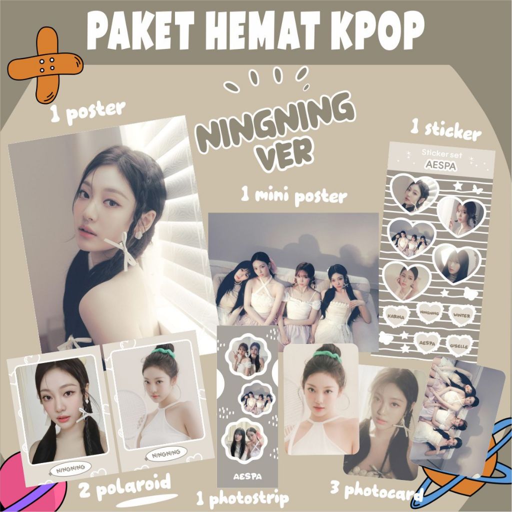 (PACKING BOX) PAKET HEMAT KPOP  AESPA - SEASON GREETING 2024