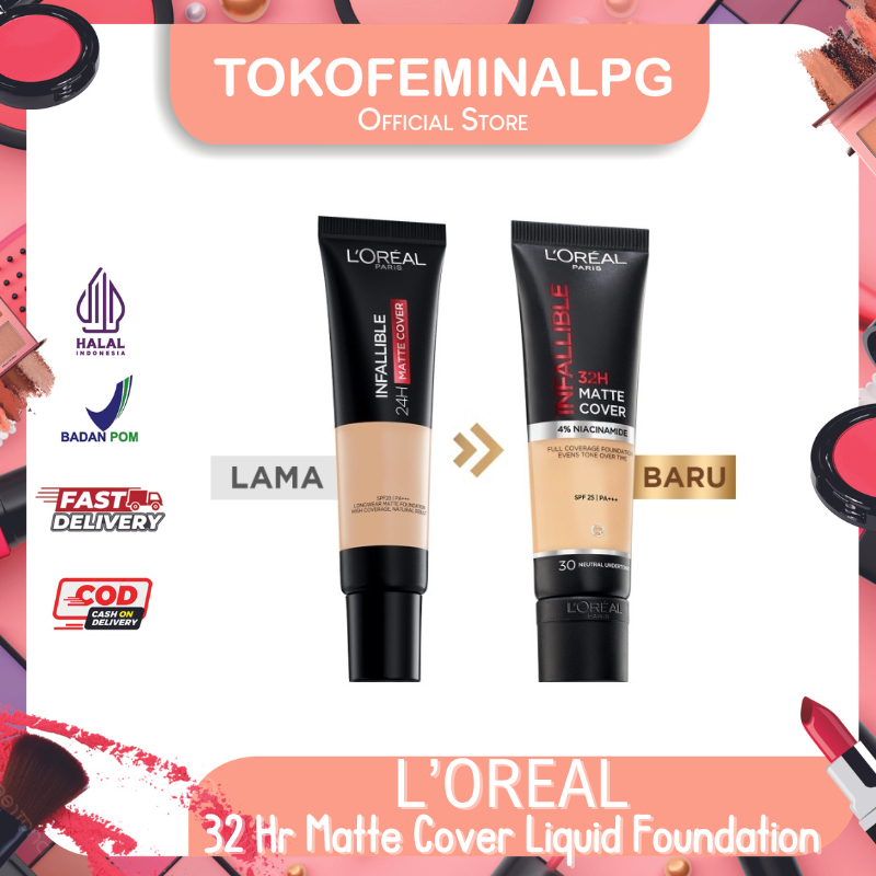 L'OREAL Paris Infallible 32H Matte Cover Liquid Foundation