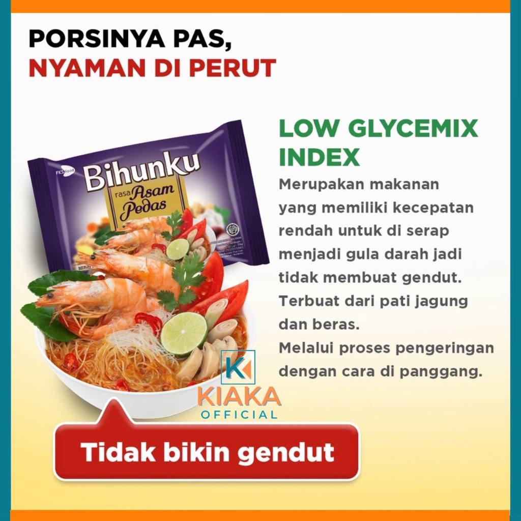 

1 Pcs BIHUNKU ALL VARIAN 55gr RASA ASAM PEDAS