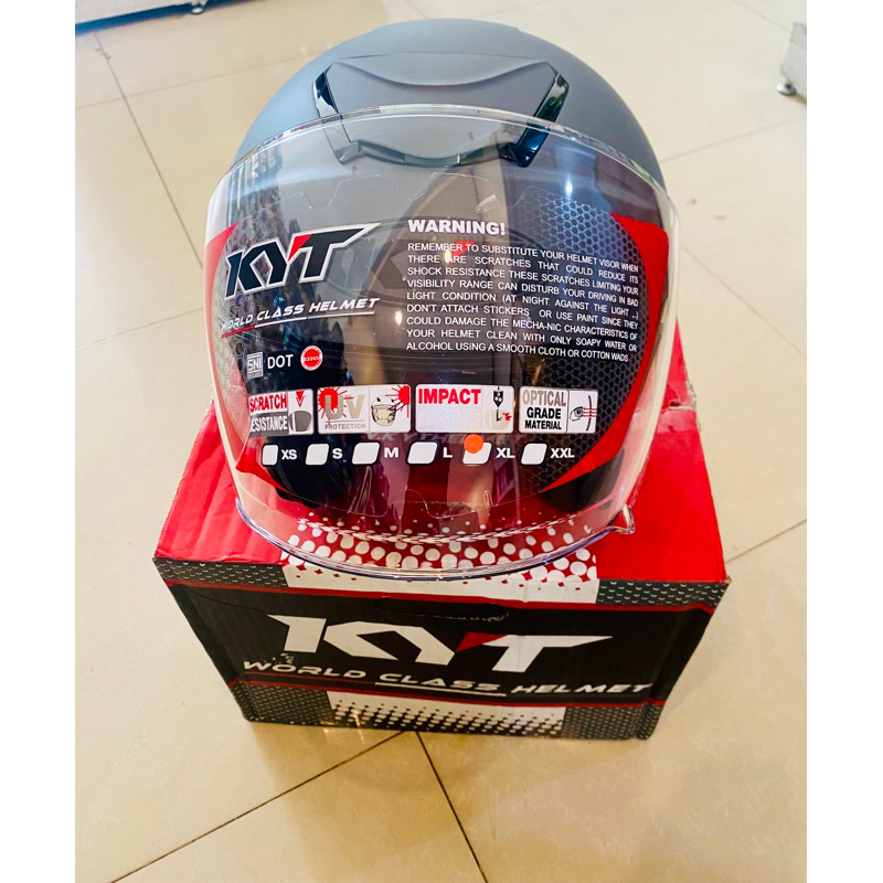 HELM KYT Kyoto Original 100% Doff Grey