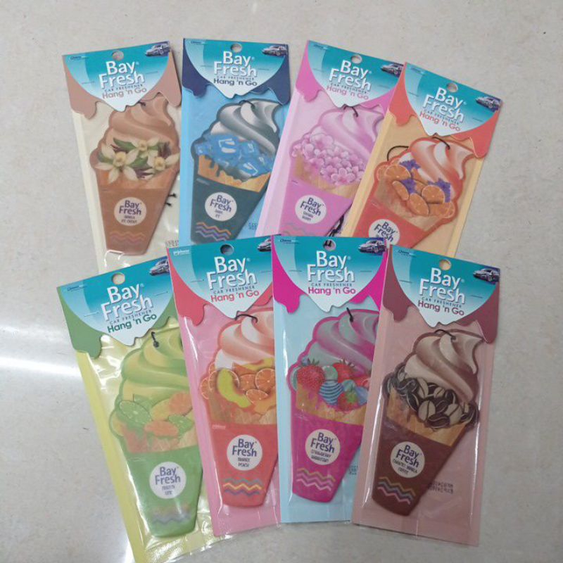 BayFresh car freshener Hang n Go all variant