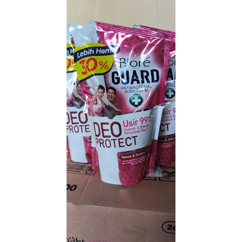 BIORE GUARD Deo Protect Sabun Mandi Halal Tawas dan Delima Persia 800ml Biore Guard Pink 800ml