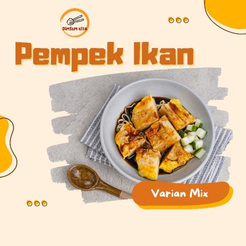 

Pempek Ikan Mix / Pempek isi 10 pcs / Pempek Palembang