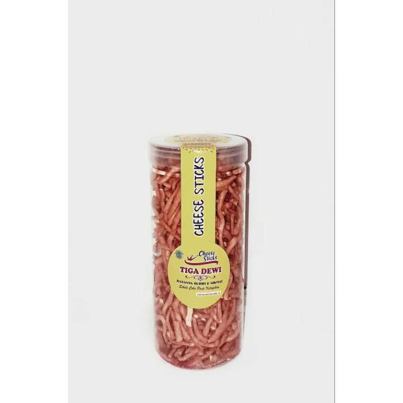 

Cheese stick cemilan pedas kemasan toples jar food 1300 ml enak halal & higienis