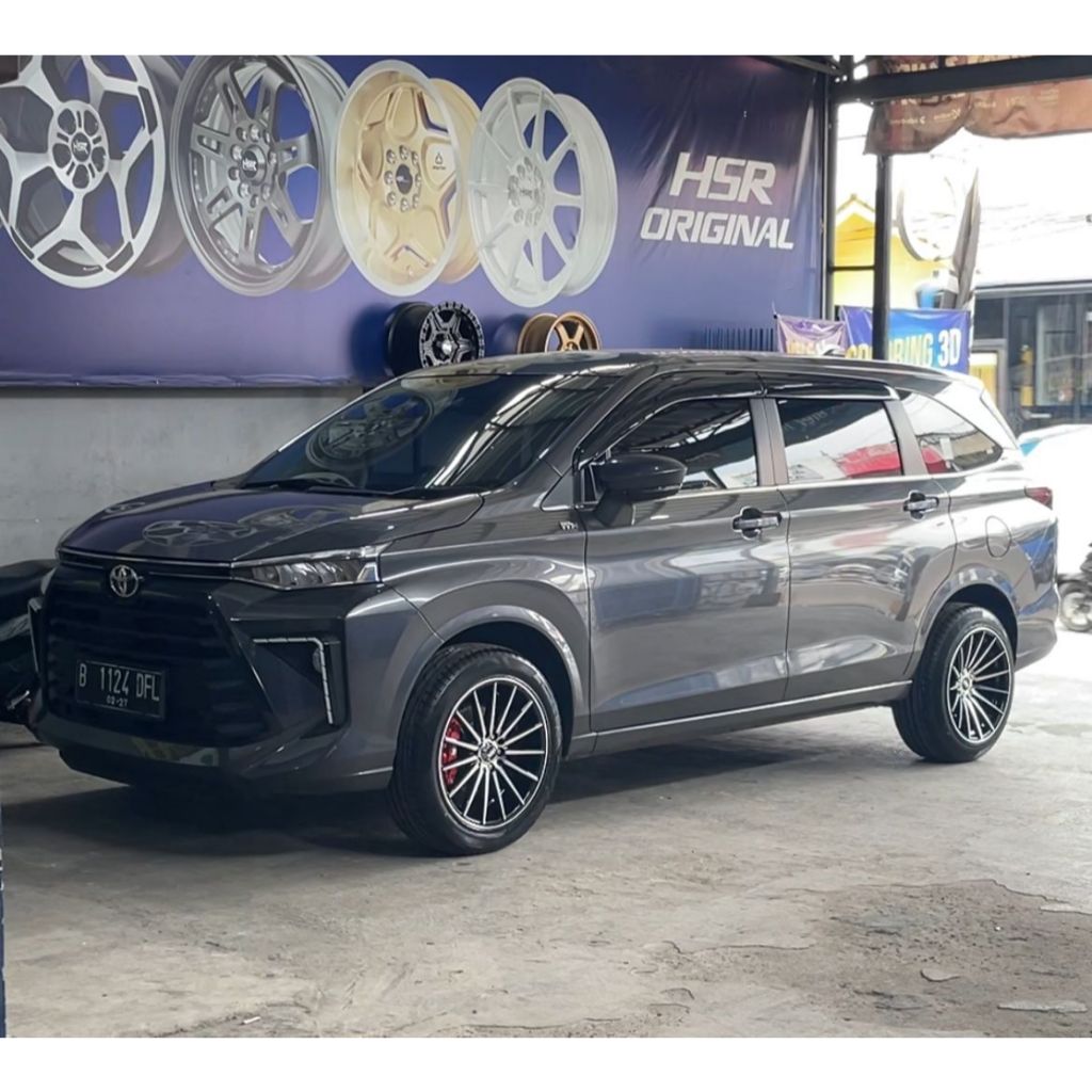 velg racing hsr tsukuba ring 17 paket plus ban tampilan ganteng mobil avanza
