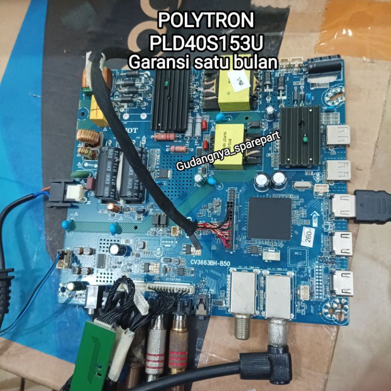 Mainboard tv POLYTRON PLD40S153U PLD 40S153 PLD40S153 mb mobo modul mesin tv motherboard