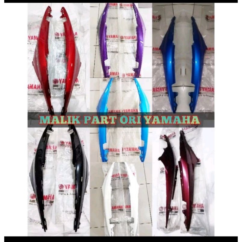 COVER SIDE BODY BELAKANG SET KANAN KIRI YAMAHA XEON KARBU XEON RC XEON GT 125  ASLI ORIGINAL