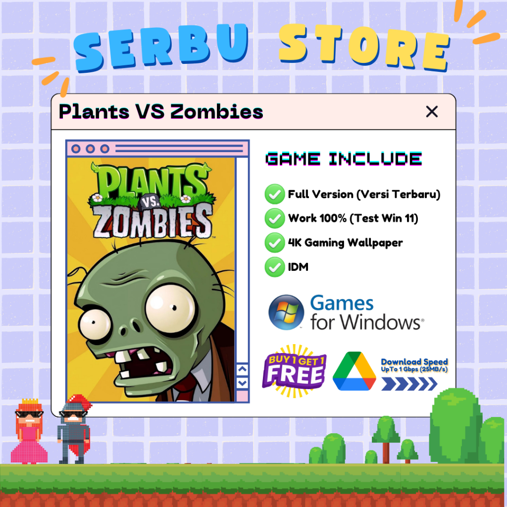 Plants VS Zombies GOTY Edition - Game PC Premium