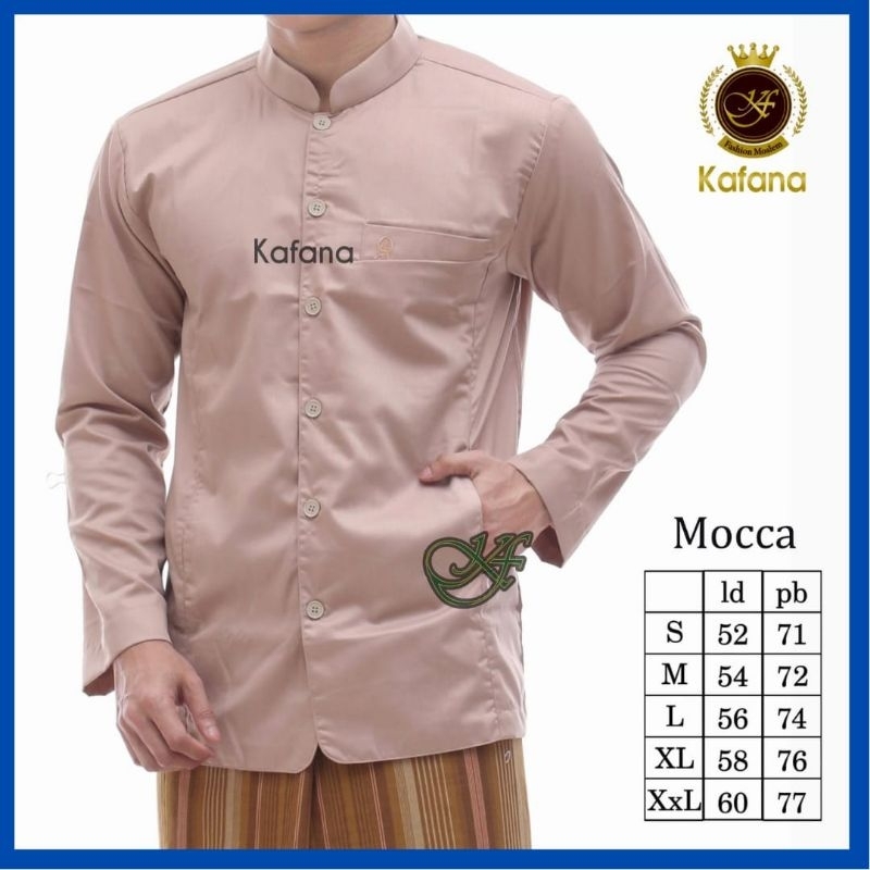 koko terompah polos saku samping warna coklat susu