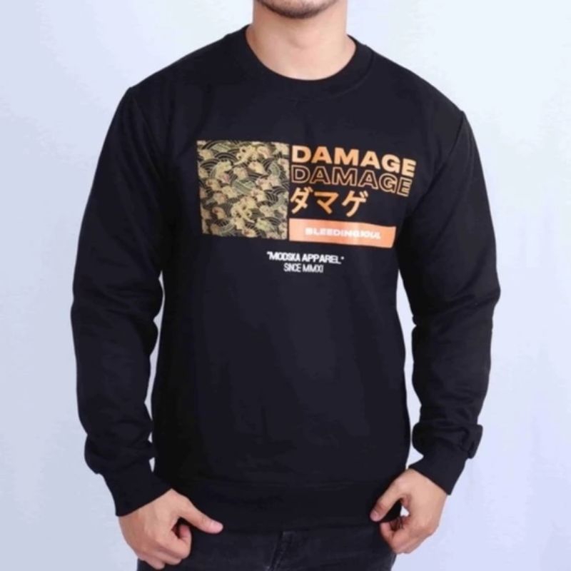 NEW sweater unisex cewek cowok warna hitam