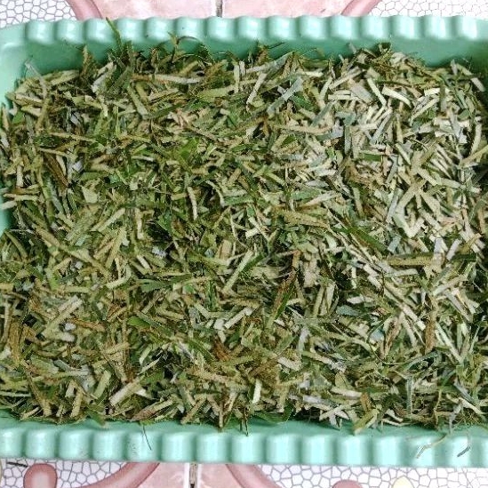 

daun sirsak kering, bisa req di potong/ tidak (150g)