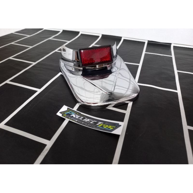 ANTI LUMPUR RX KING CHROME SLEBOR RX KING CHROME SET MATA KUCING SAYAP BELAKANG