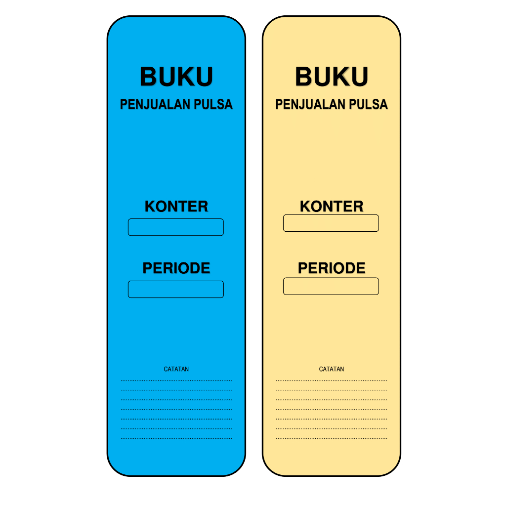 

BUKU PENJUALAN PULSA | BUKU KONTER