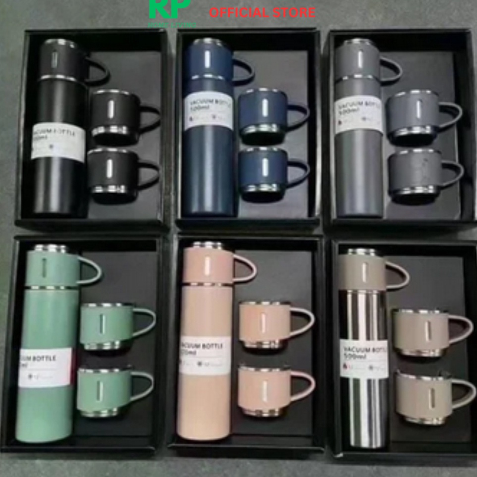 Siap Kirim T2 RP Home Living Termos SULTAN SET BOTOL VACUUM FLASK Travel Vacuum Set Box Gift Termos 