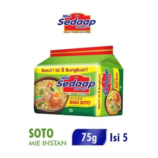 

Mie Sedaap Rasa Soto Pack Isi 5pcs