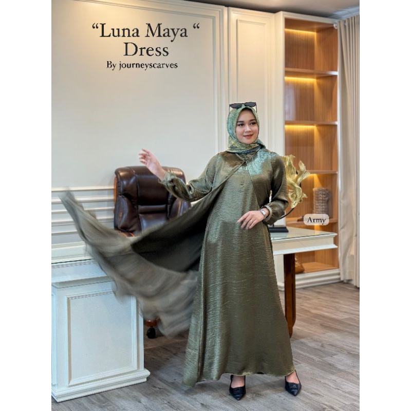 LUNA MAYA DRESS JOURNEY gamis JP polos