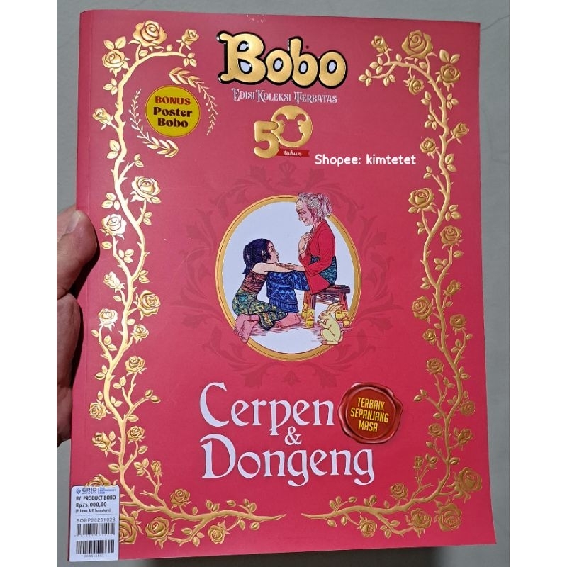 Majalah Bobo 50 Tahun Anniversary Edisi Koleksi Terbatas Cerpen Dongeng Terbaik Sepanjang Masa Bonus