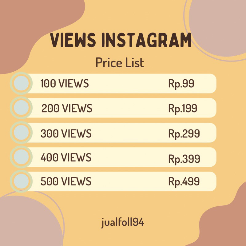 VIEW INSTAGRAM MURAH VIEWS REELS INSTAGRAM BERGARANSI