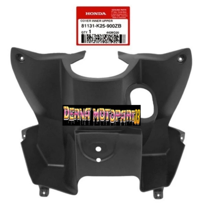 81131-K25-900ZB Cover inner upper dashboard laci kontak beat fi 2012 - 2016 original