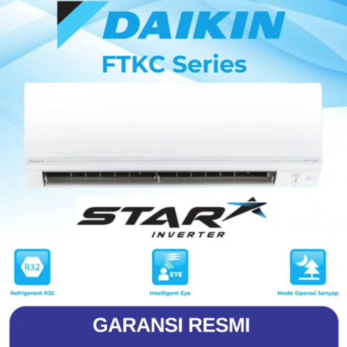 AC Daikin 1/2pk Inverter FTKC15TVM