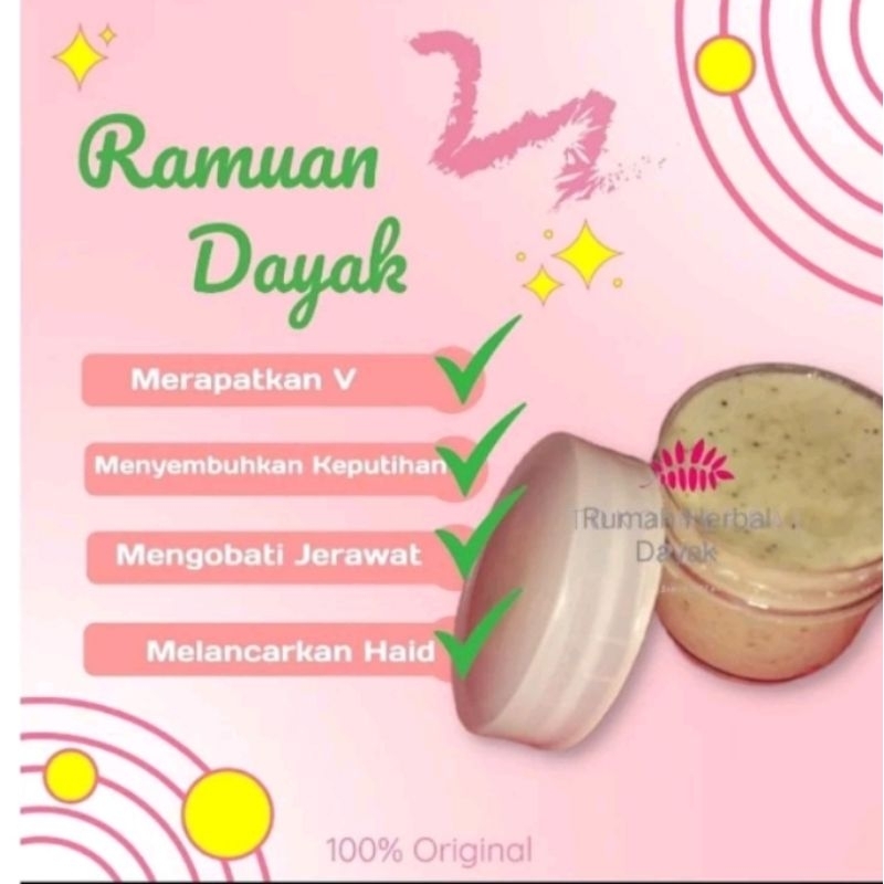 RAMUAN DAYAK KALIMANTAN HERBAL ALAMI