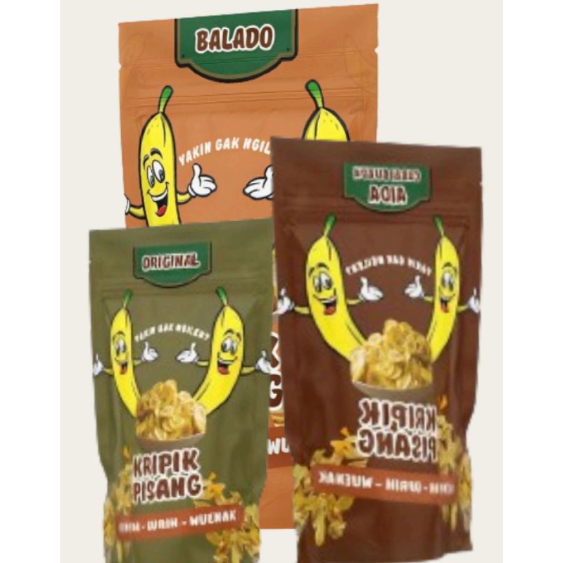 

Snack Kripik Pisang bervarian rasa