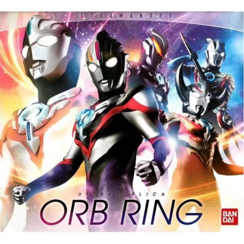 Bandai - Original action character by Ultraman Orb Ring, replica Ultra, anime model, boys, girls' to