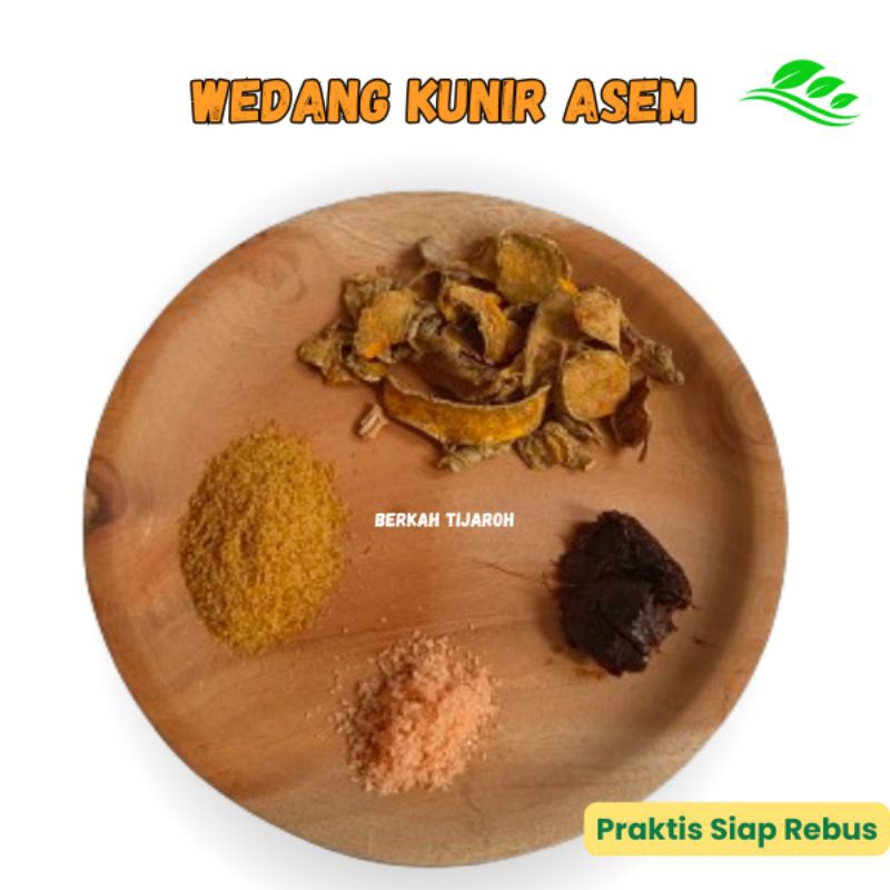 

Wedang KUNIR ASEM Rempah Asli Khas BerkahTijaroh