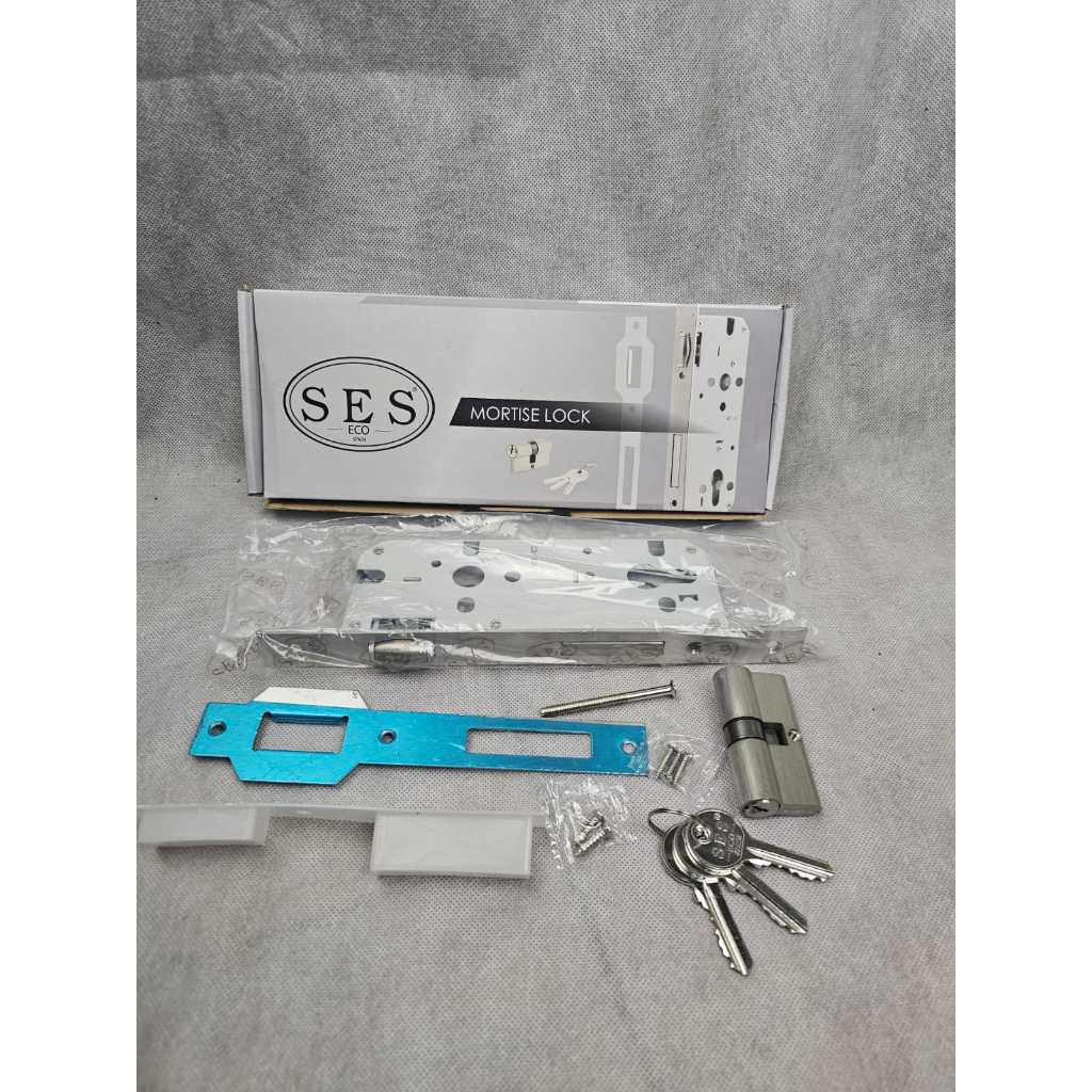 Body Pintu Pelor SES Stainless Steel 2036 ss 40mm - Body Kunci Pintu Kupu Tarung