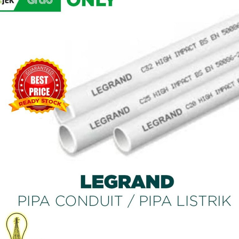 PIPA CONDUIT / PIPA LISTRIK 20MM LEGRAND / Paralon Listrik Panjang 3M