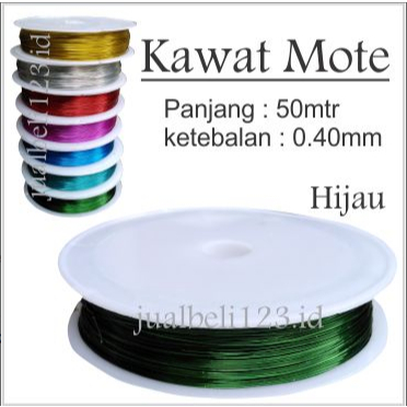 Kawat Tembaga 0.4mm Kawat mote  Kawat accessories