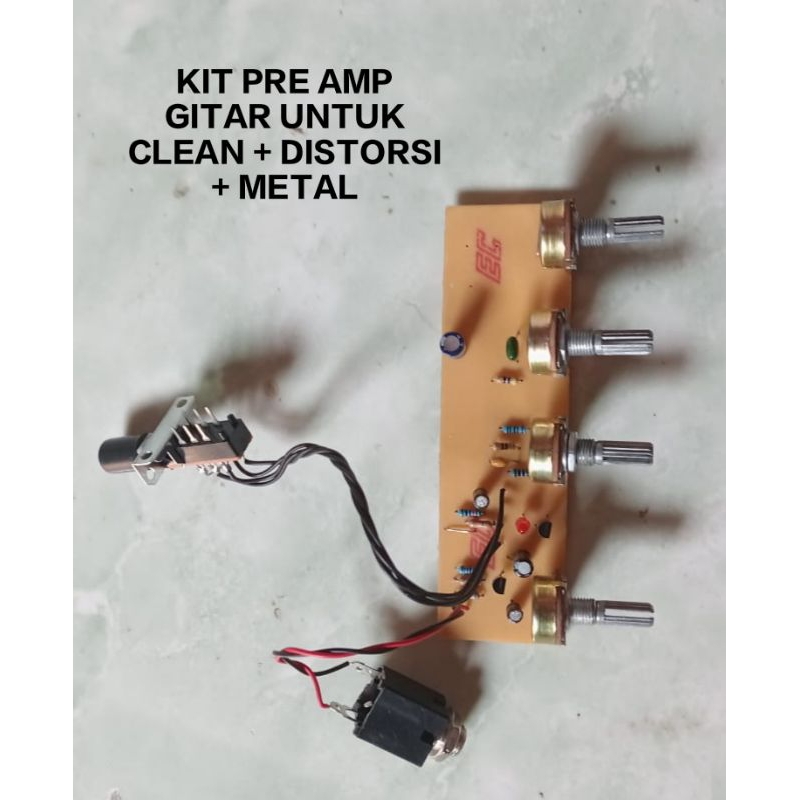 PRE AMP GITAR CLEAN + DISTORSI + METAL
