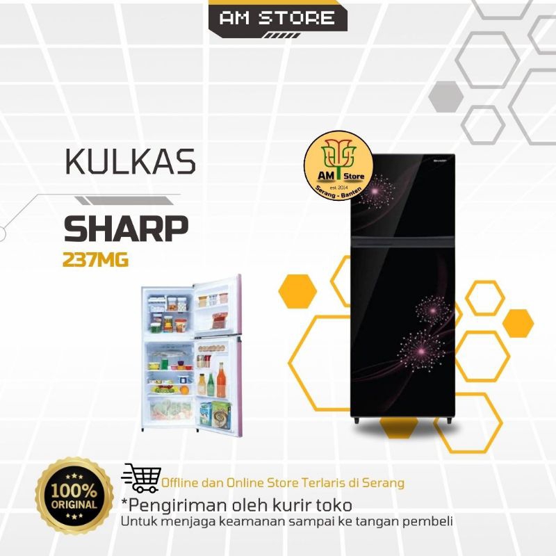 Kulkas Sharp 237MG (2 Pintu)