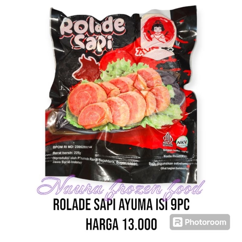 

Rolade sapi Ayoma isi 9pc