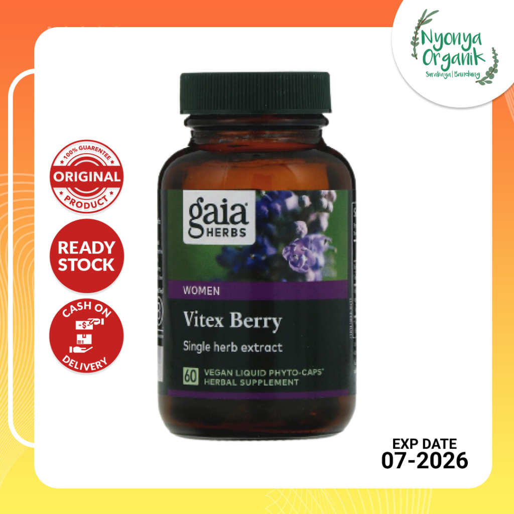 VItamin Herbal PROMIL PCOS Vitex Berry Gaia 60 Kapsul