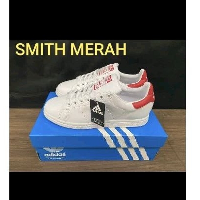 SEPATU ADIDAS SMITH MERAH