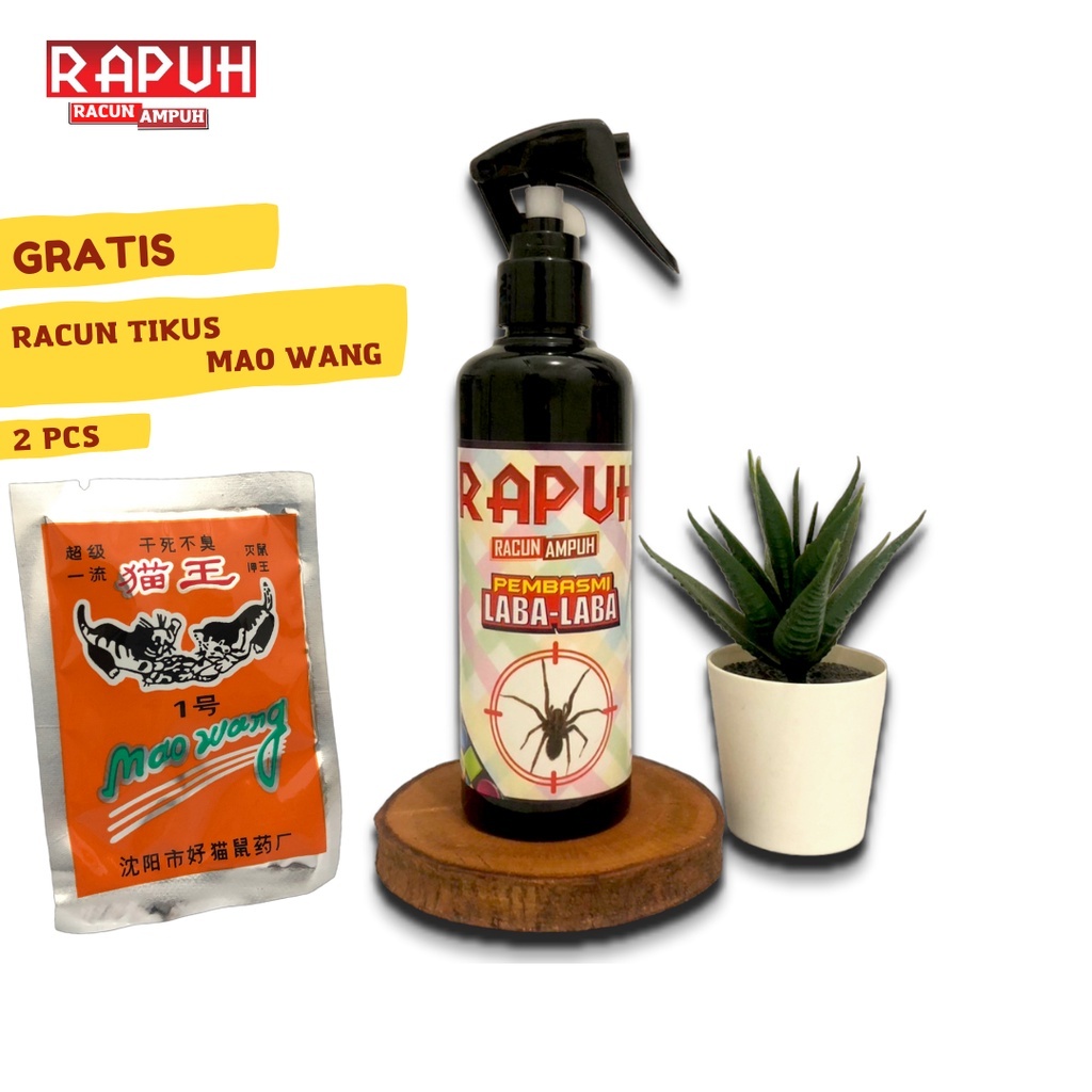 SPIDER CLEAR RACUN PEMBASMI LABALABA OBAT PEMBASMI SERANGGA 250 ML