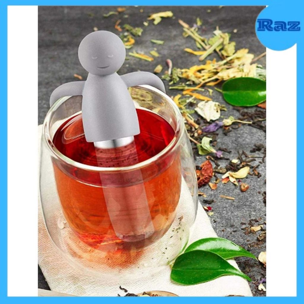 Saringan teh Tea filter infuser Penyaring teh di gelas lucu unik