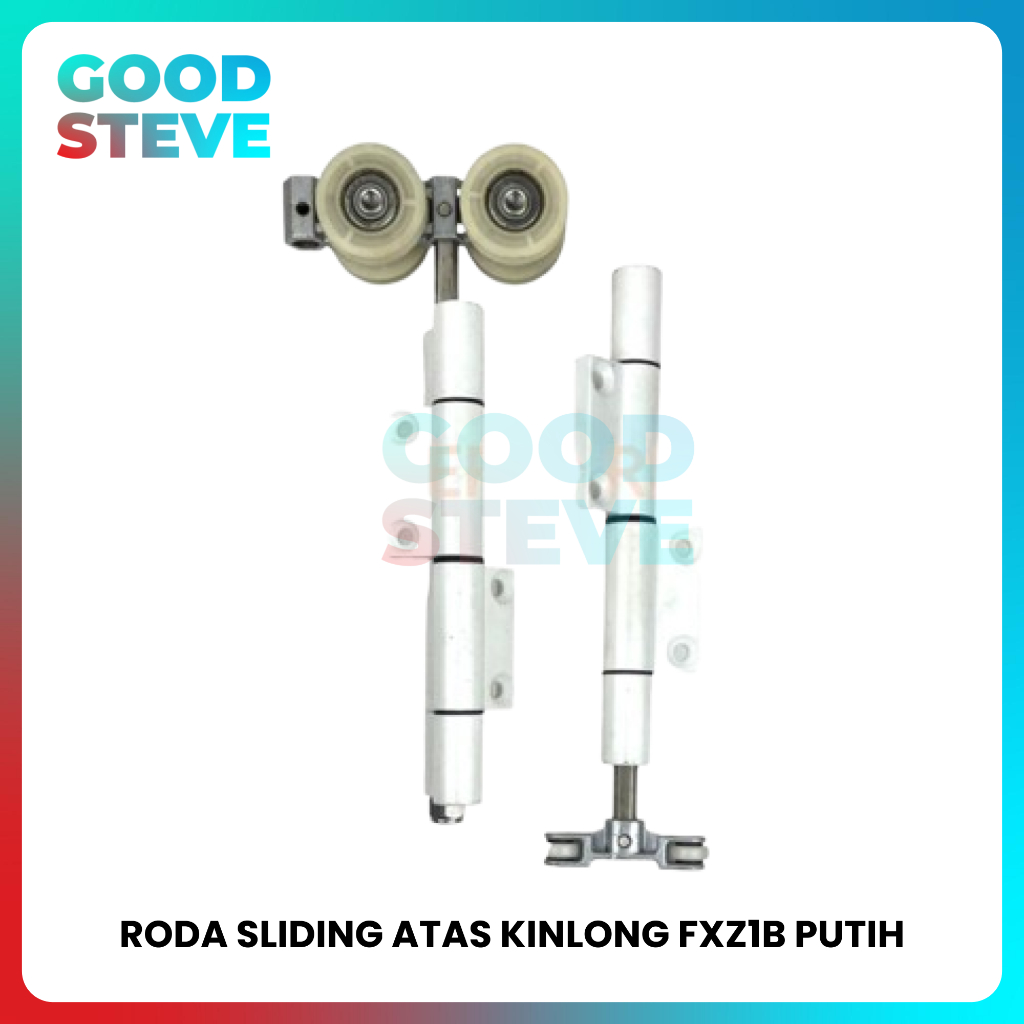 RODA ATAS RODA BAWAH PINTU LIPAT KINLONG PUTIH
