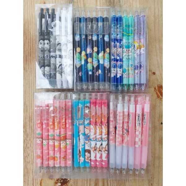 

Gel pen animasi / Pulpen cair 1 pak isi 12 pcs [ atk galery ]