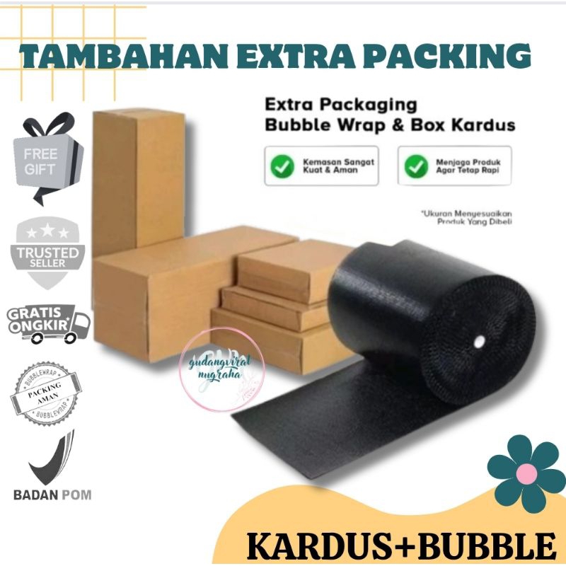 

☘️GVN☘️ (Wajib Add) Tambahan Extra Bubble Wrap Packing Aman Kardus Penglapis Barang Kiriman Safety