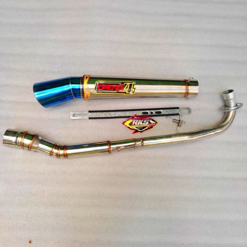 KNALPOT RACING DAENG SAI4 pnp VEGA JUPITER Z KARISMA SUPRA REVO BLADE DLL