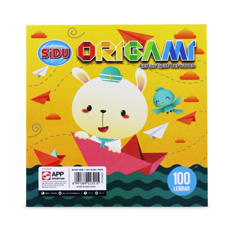 

SIDU KERTAS ORIGAMI 160x 160 MM 100 LEMBAR
