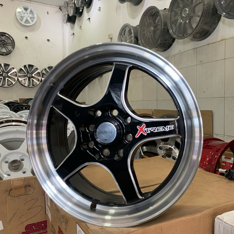 Samlong By jf luxury R15 double pcd 4x100/114 lebar 6.5 et 40