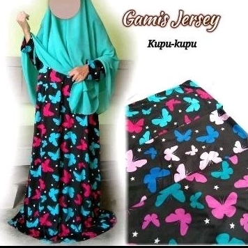 Daster kaos lengan panjang