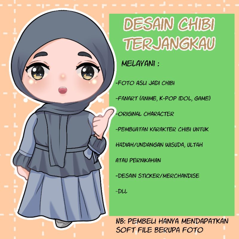 Jasa Ilustrasi Kartun Chibi [TERJANGKAU]