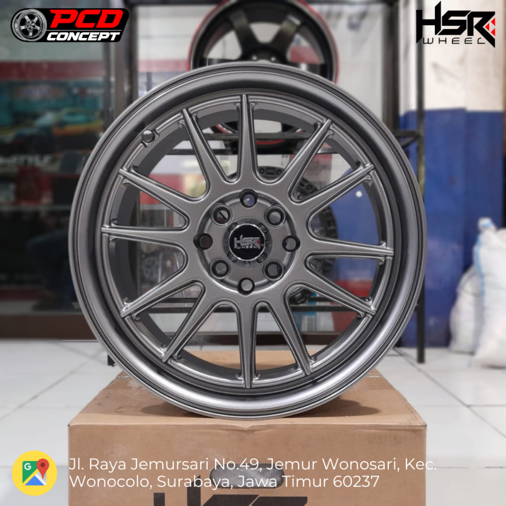 PAKET BAN SIGRA CALYA  RING 16 PLUS VELG HSR ENDE RACING BAN MOBIL 195 55 R16 ACCELERA/FORCEUM